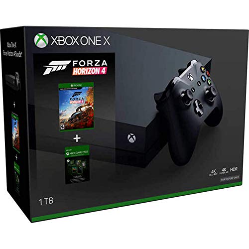 Xbox One X 1TB Forza Horizon 4 צרור עם מעבר משחק של 3 חודשים [משחק וידאו]
